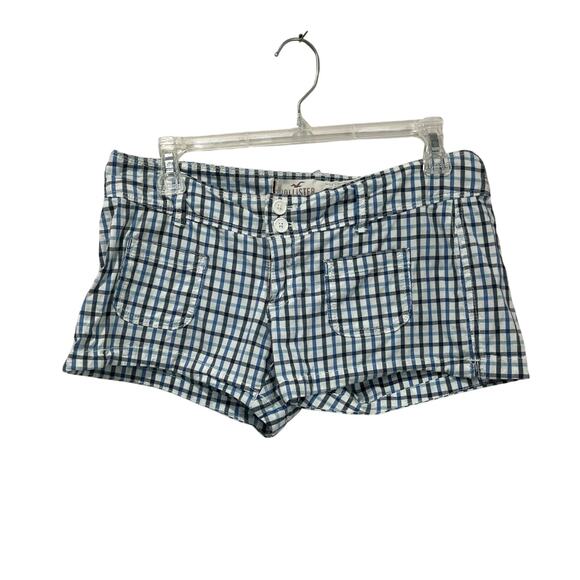 Hollister Pants - Hollister Blue Gingham Shorts Cottagecore Y2K Summer‎ Preppy Mini Shorts